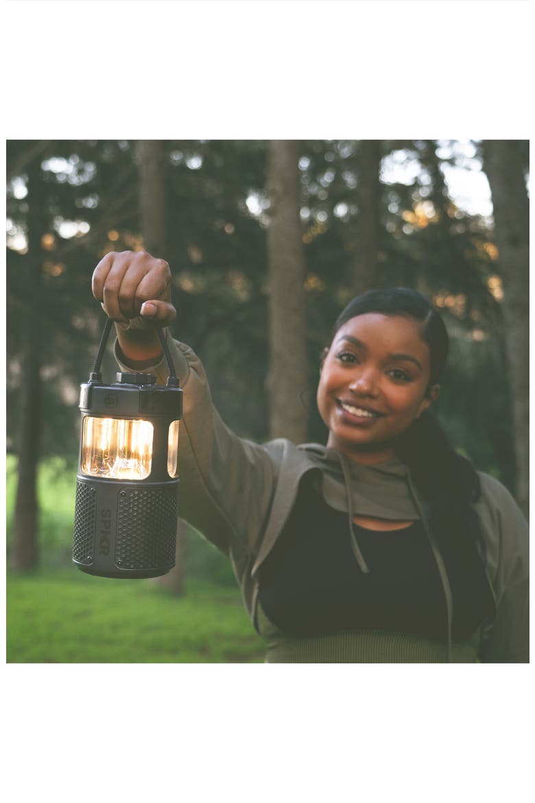 lightSPKR Bluetooth Wireless Speaker w/ Camping Lantern, Alternate, color, Midnight Black
