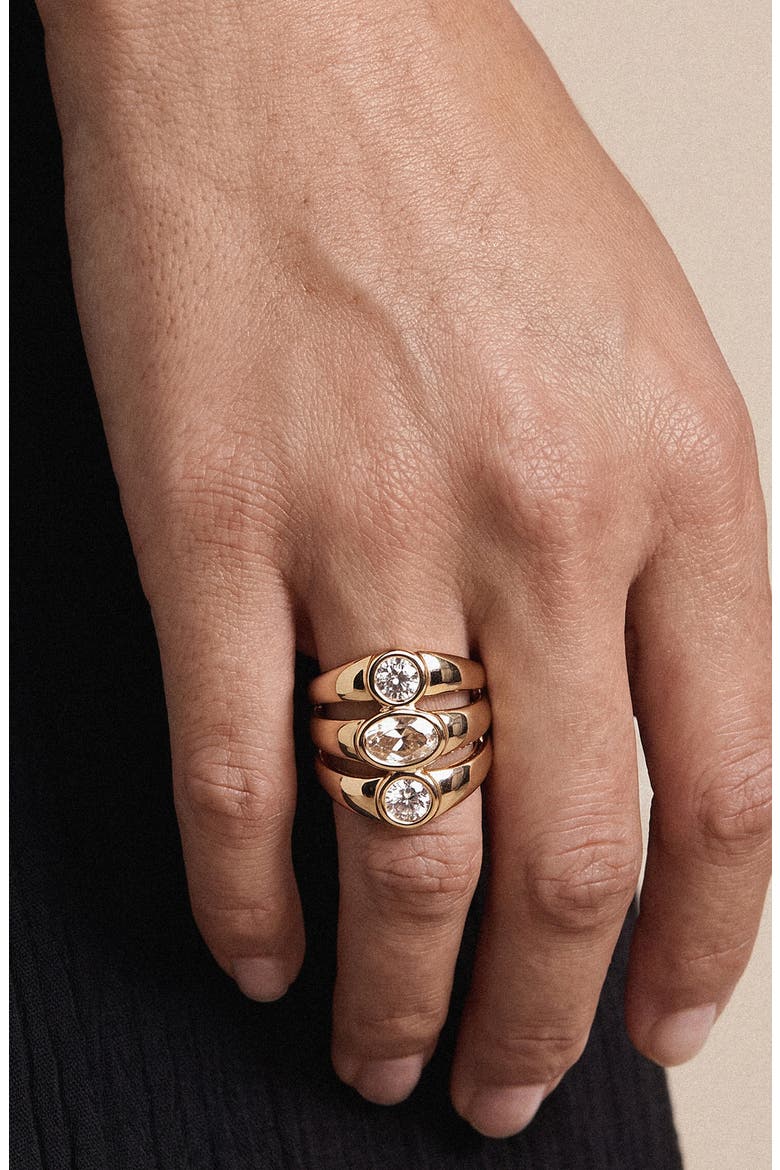 Stacked Up Ring, Alternate, color, GOLD