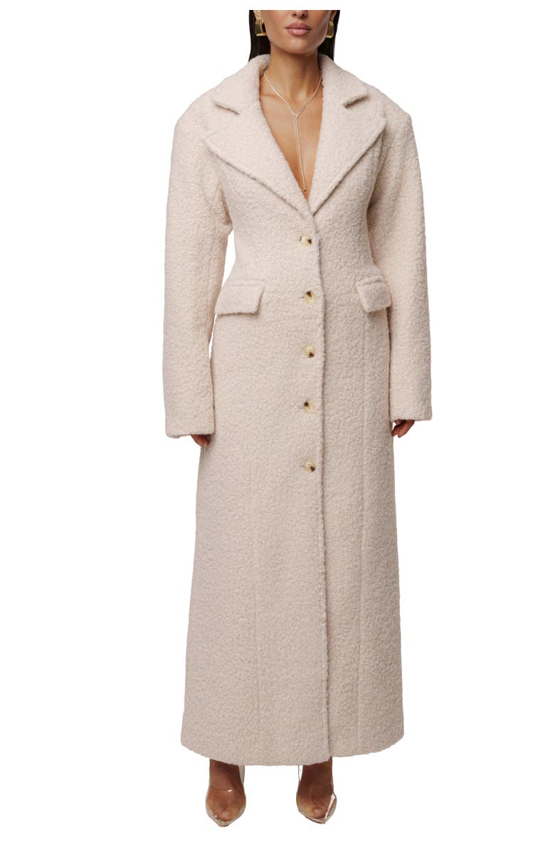 JLUXLABEL Midnight Check In Coat, Main, color, Ivory