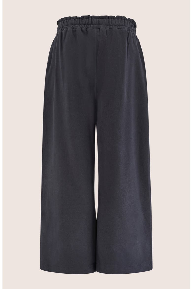 Organic Cotton Noor Wide Leg Trousers, Alternate, color, Black