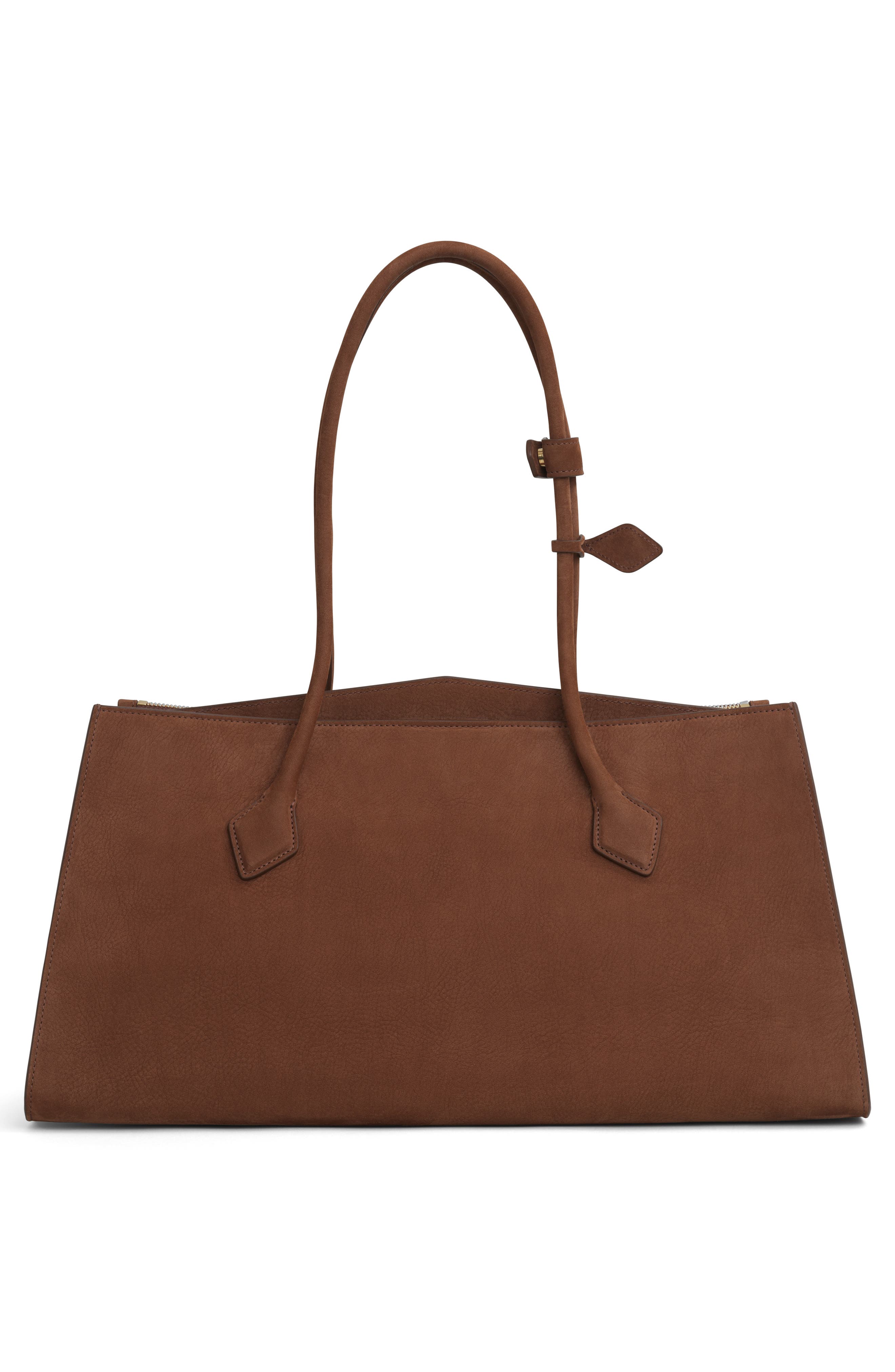 Alaïa Le Teckel Suede Tote, Alternate, color, Terre D Ombre