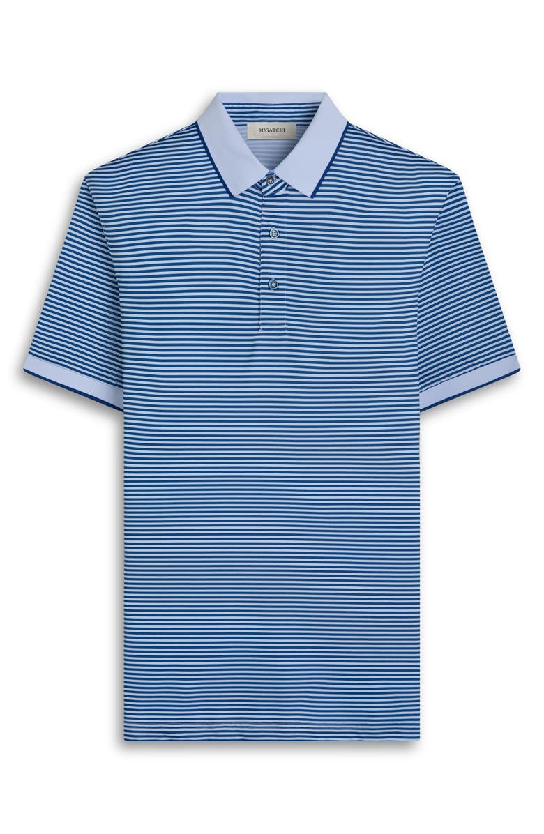 Bugatchi Three-Button Performance Polo, Alternate, color, White