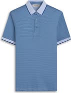 Bugatchi Three-Button Performance Polo