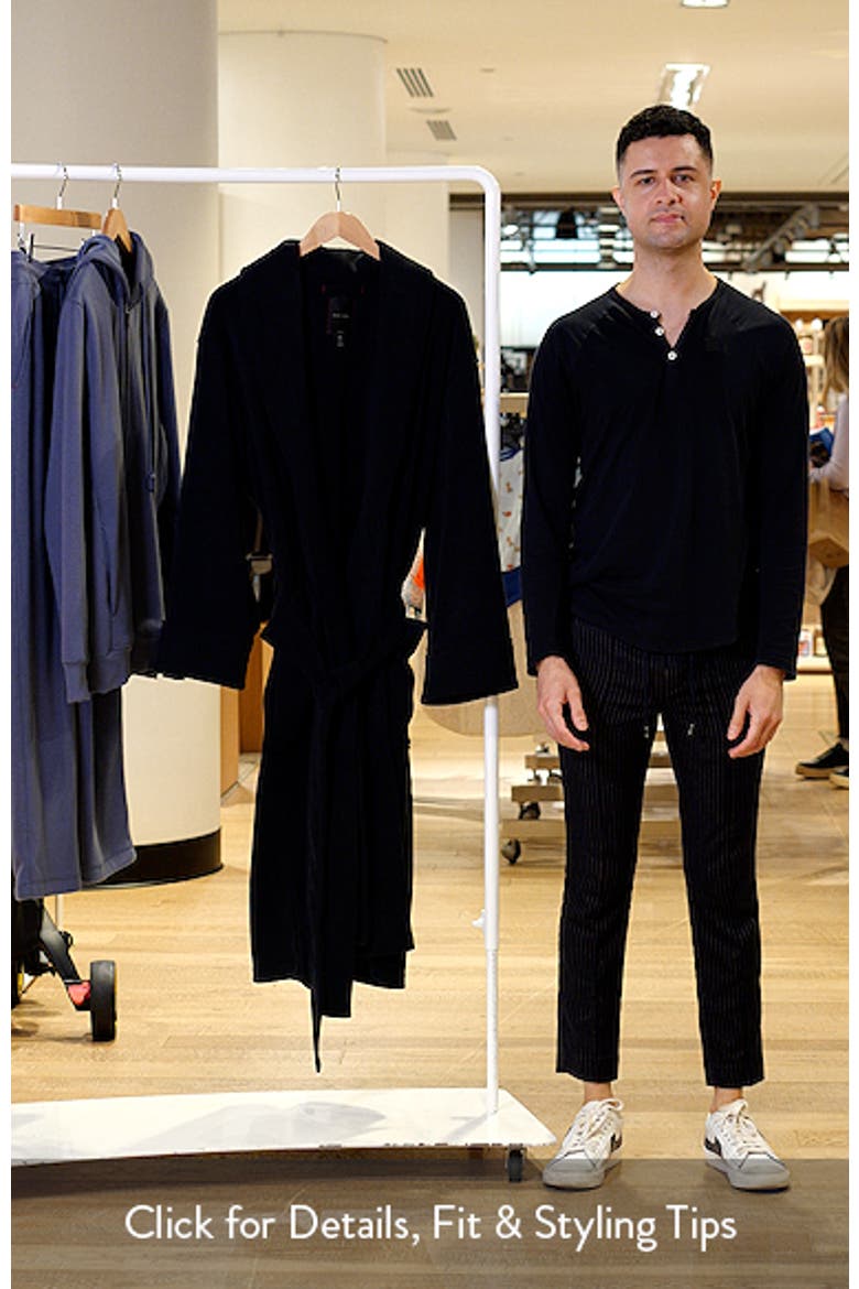 Fleece Shawl Collar Robe video