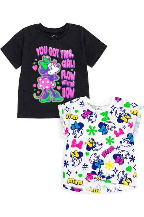 Minnie Mouse 2-pack Short Sleeve Graphic T-shirts