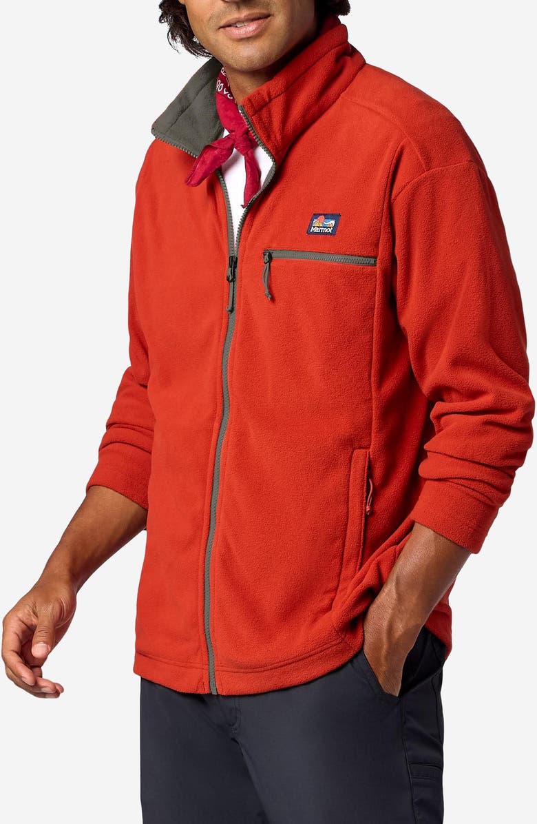 Marmot Upward Fleece Jacket, Alternate, color, Sumac