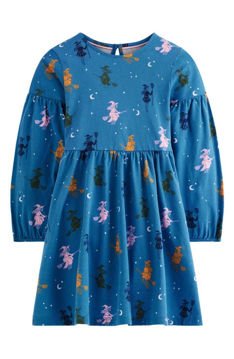 Kids' Blouson Sleeve Twirly Dress