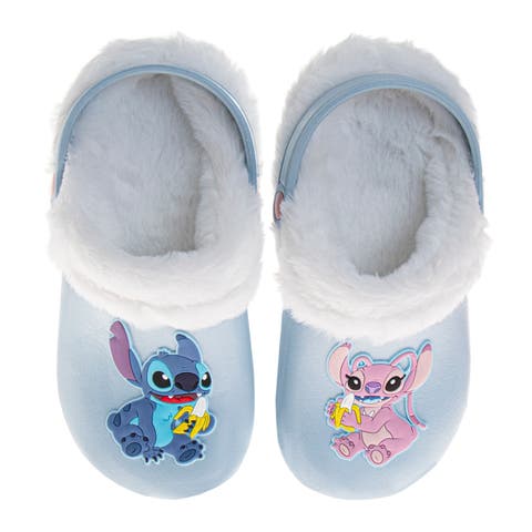 Lilo and Stitch Slip On Clogs , Light Blue, Size 2-3