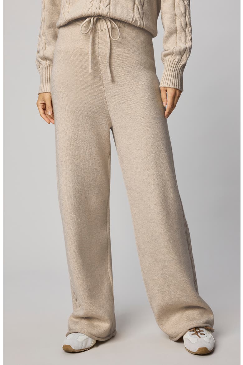 Jetset Sweater Pants, Main, color, CAPPUCCINO BROWN