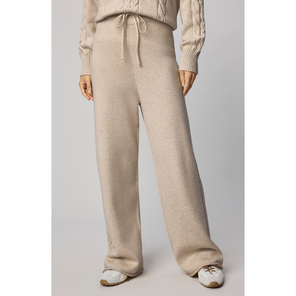 Splendid Jetset Sweater Pants In Neutral