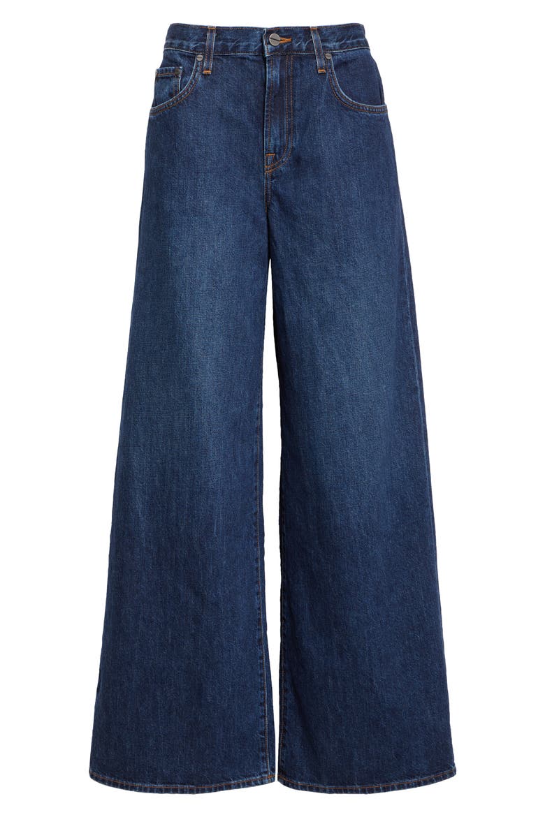 Tiny Dancer High Waist Wide Leg Jeans, Alternate, color, DARK WASH