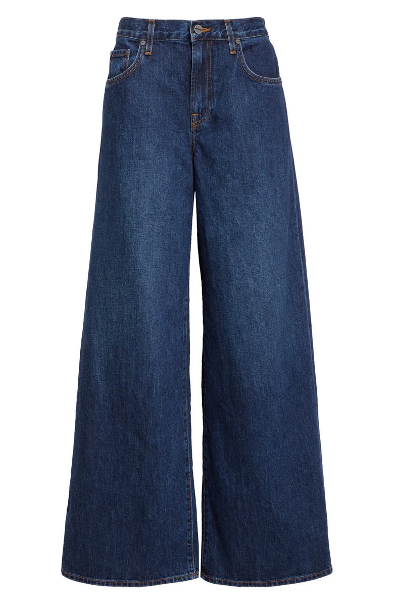 TWP Tiny Dancer High Waist Wide Leg Jeans, Alternate, color, Dark Wash