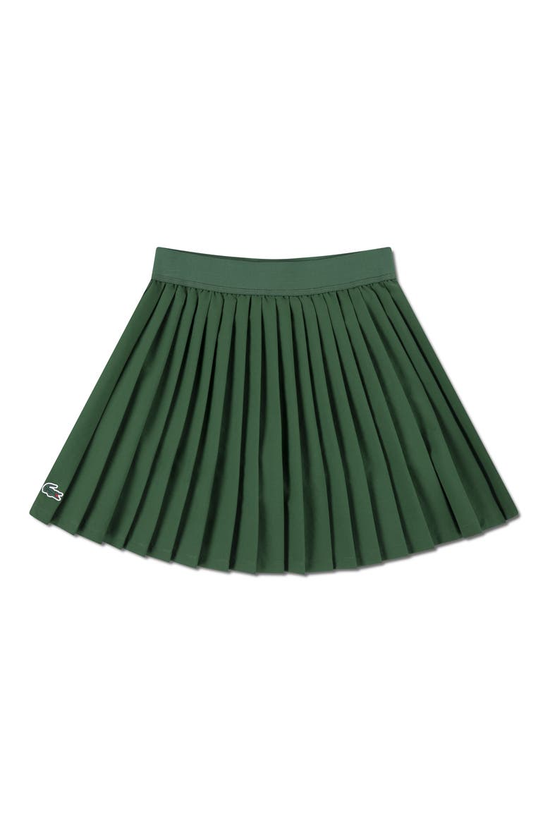 Kids' Pleated Logo Sport Pleated Skirt, Main, color, VERT