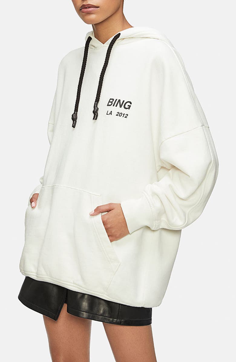 ANINE BING Lottie Hoodie, Alternate, color, 