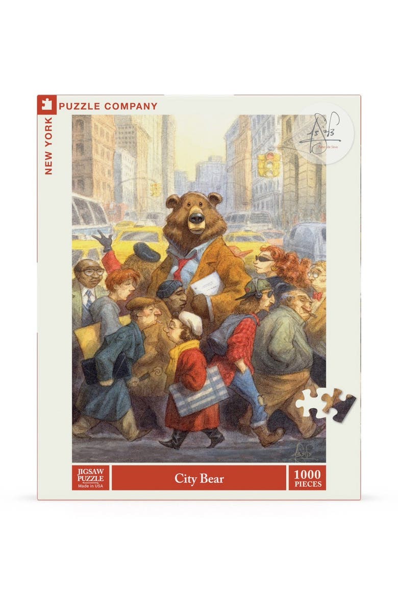 NEW YORK PUZZLE COMPANY City Bear 1000 Piece Puzzle, Main, color, NO COLOR