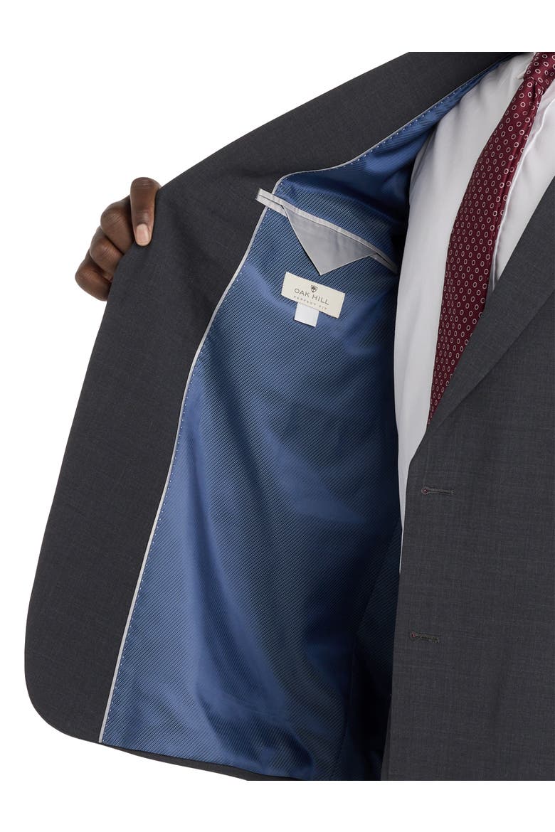 Big & Tall Perfect Fit Jacket-Relaxer Suit Jacket, Alternate, color, CHARCOAL