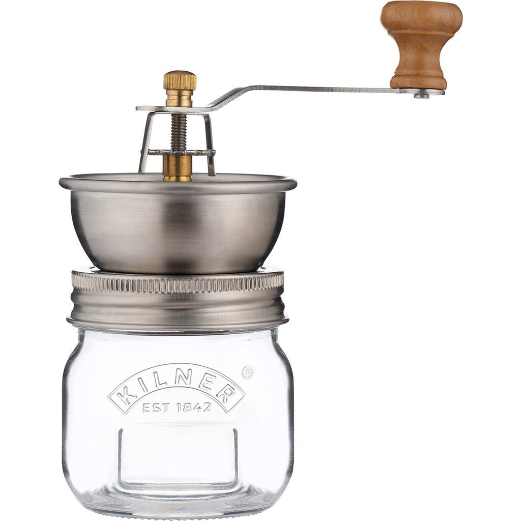 Kilner Seasoning Grinder, Refillable Glass Spice Mill with Stainless Steel Grinder in Clear  product