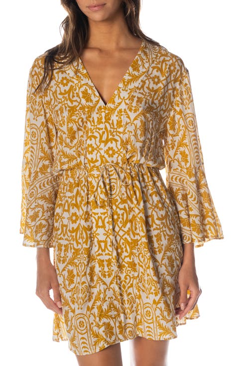 Amber Bell Sleeve Cover-Up Dress