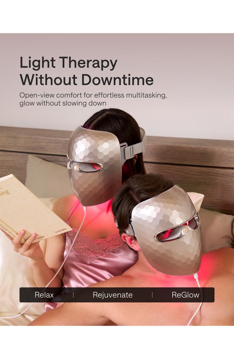 ULIKE ReGlow 4-in-1 LED Light Therapy Mask, Alternate, color, Silver