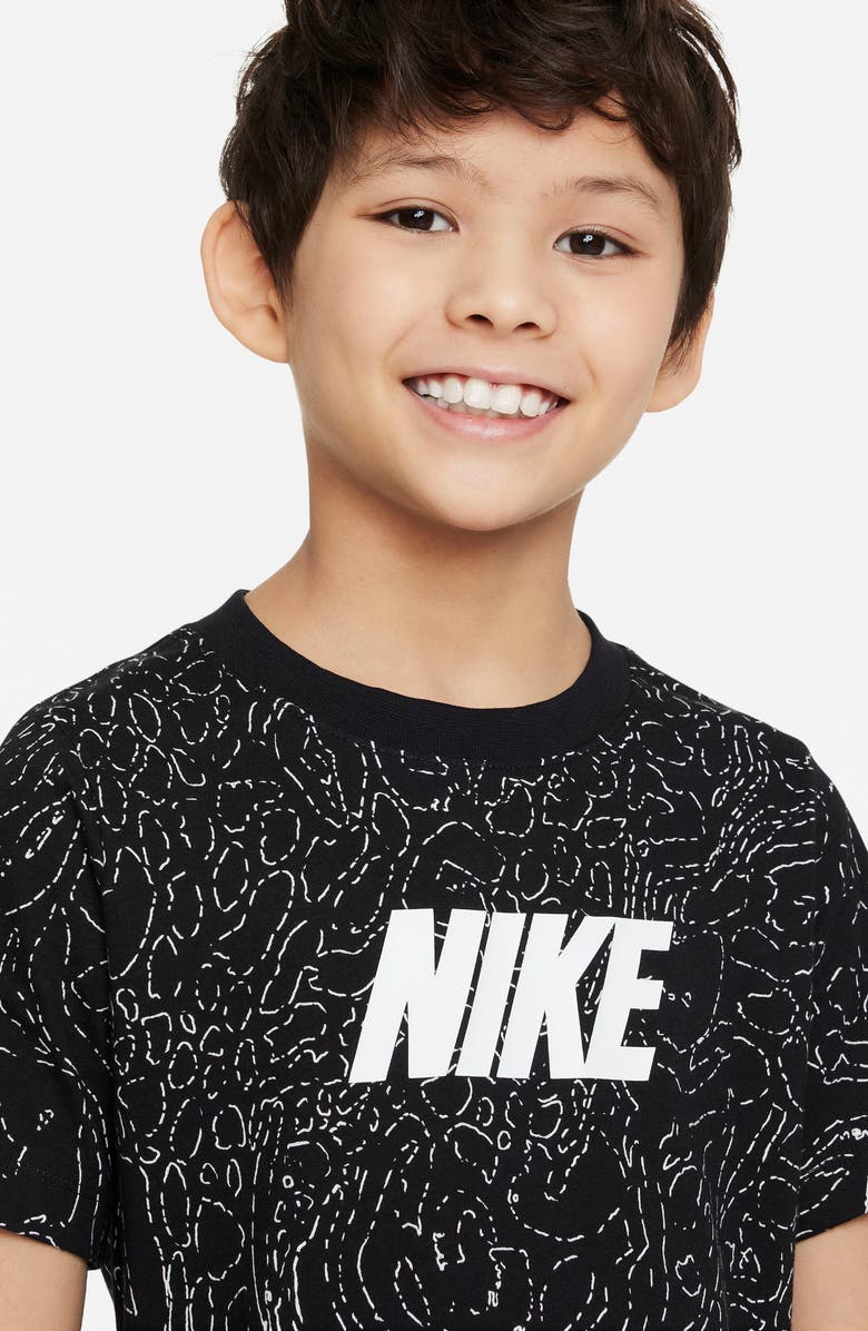 Nike Kids' Sportswear Cotton Graphic Tee, Alternate, color,