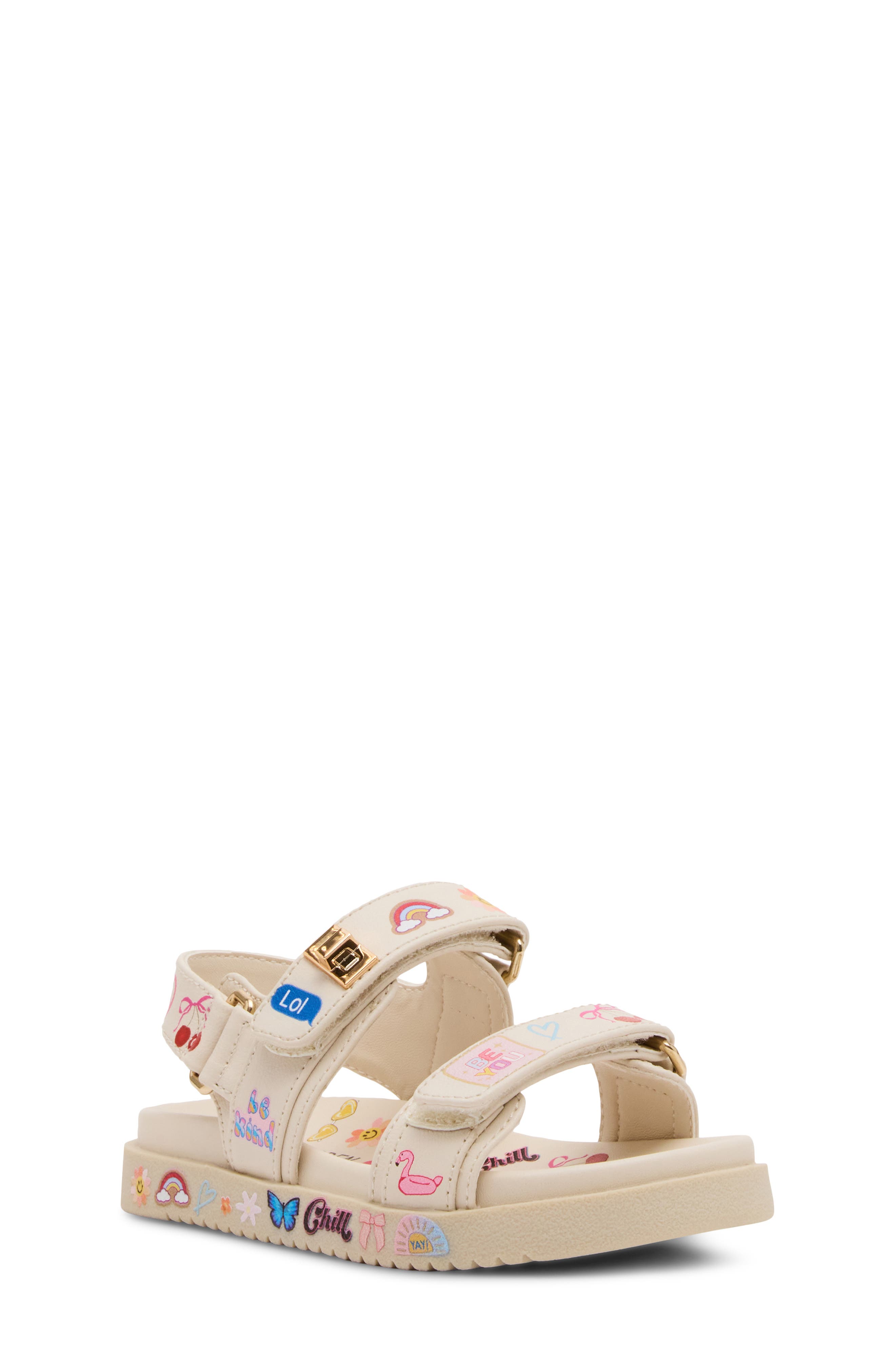 Steve Madden Kids' Tmona Slingback Platform Sandal, Main, color, Bone