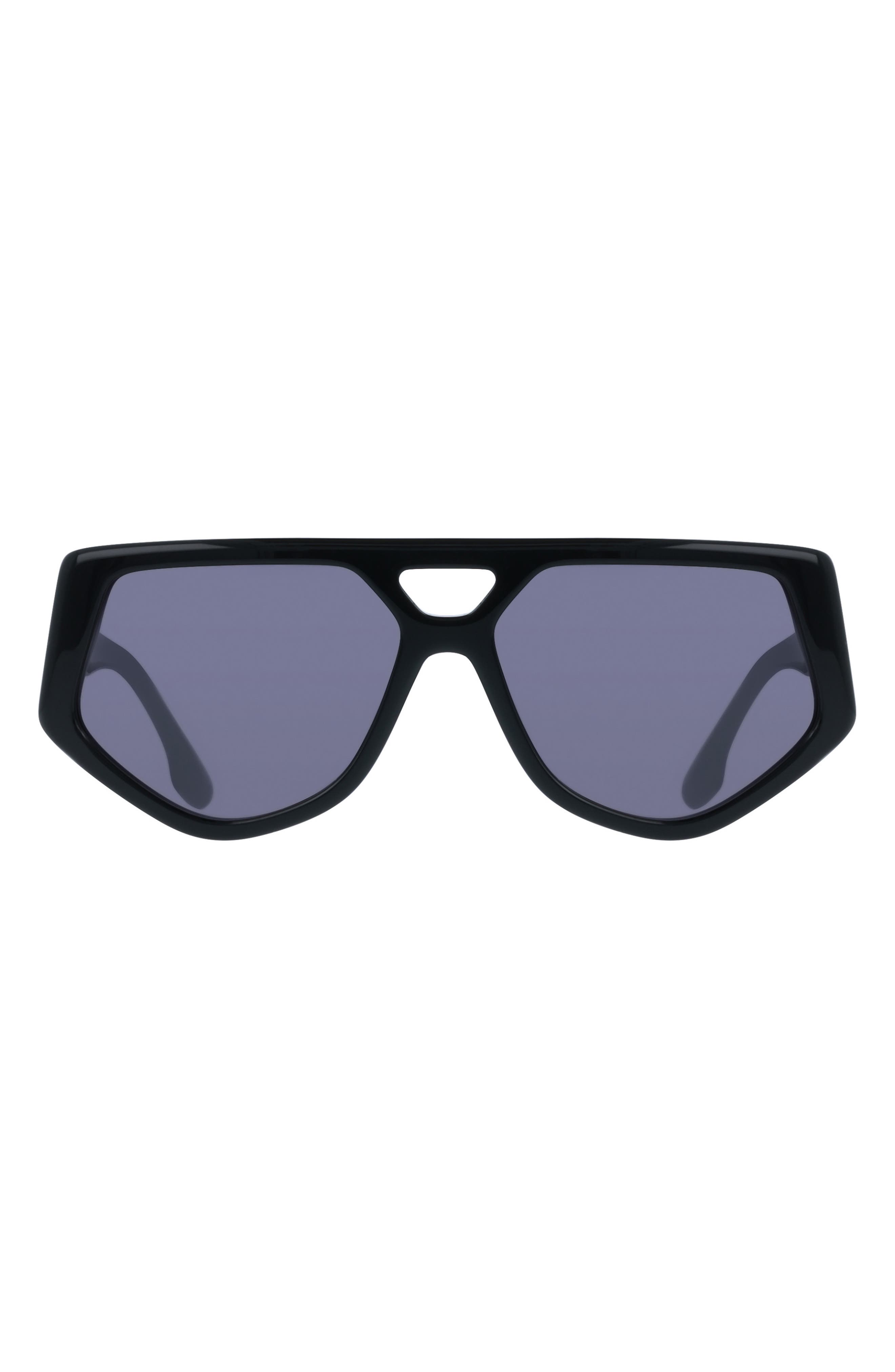 Victoria Beckham 58mm Modified Rectangle Sunglasses