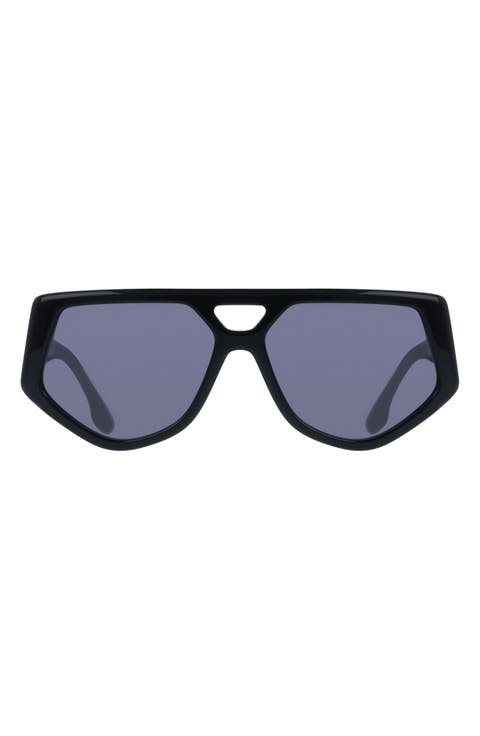 58mm Modified Rectangle Sunglasses