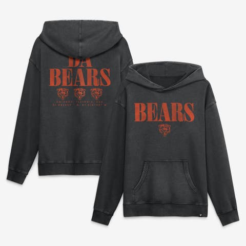 Men's Fanatics Black Chicago Bears Relaxed Intense Rivalry French Terry Hoodie