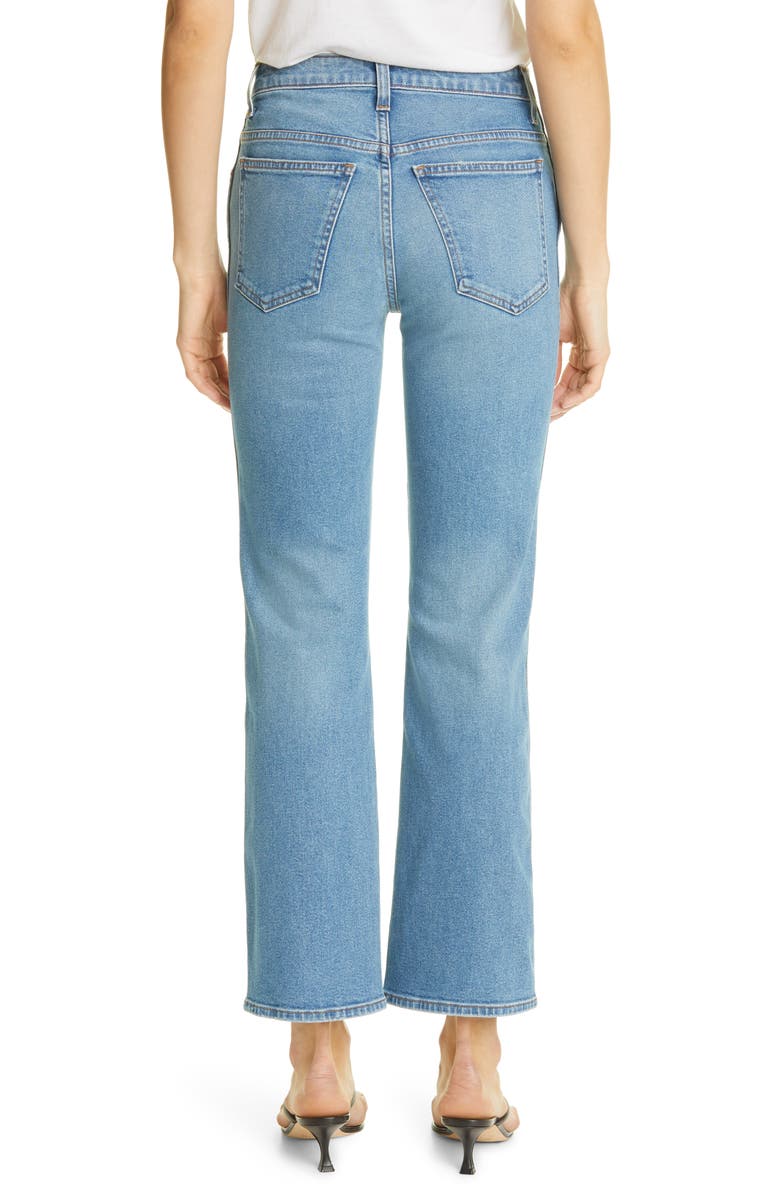 Khaite High Waist Flare Jeans, Alternate, color,