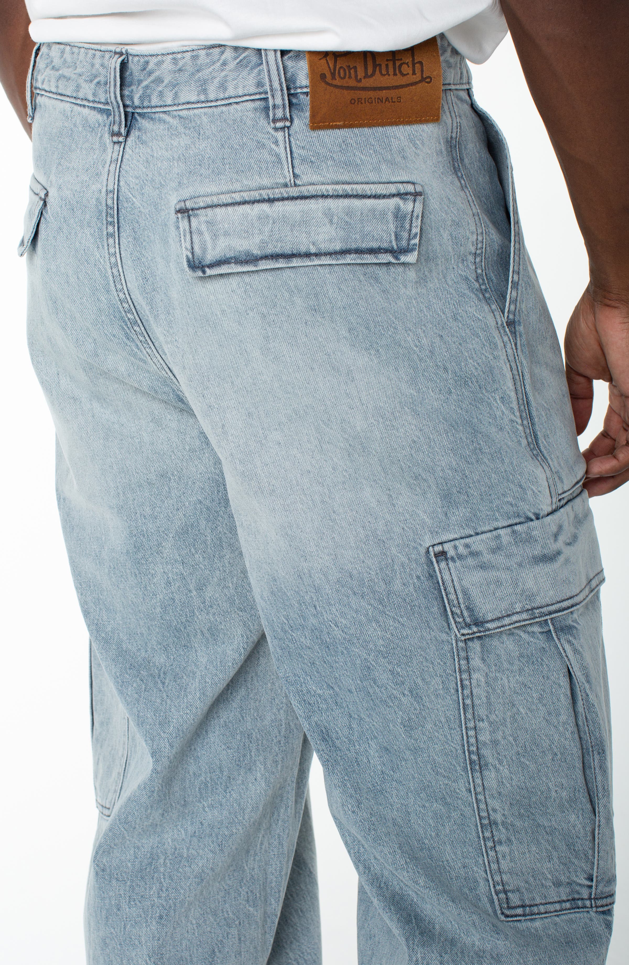 Outlaws Cargo Utility Baggy Jeans (Men) | Nordstrom