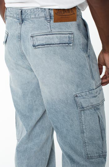 Von Dutch Outlaws Cargo Utility Baggy Jeans | Nordstrom