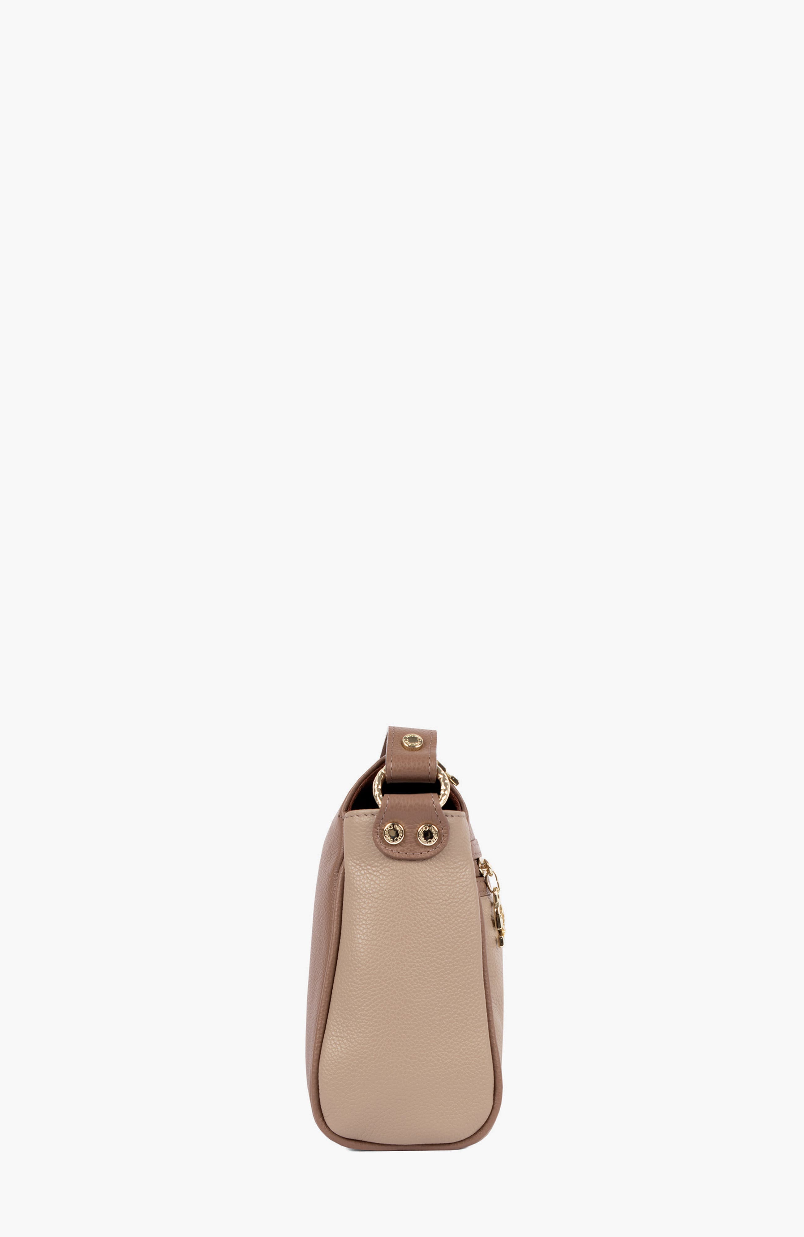 Signature CV By Cavalinho Leather Crossbody Bag 373, Alternate, color, Sand / Beige