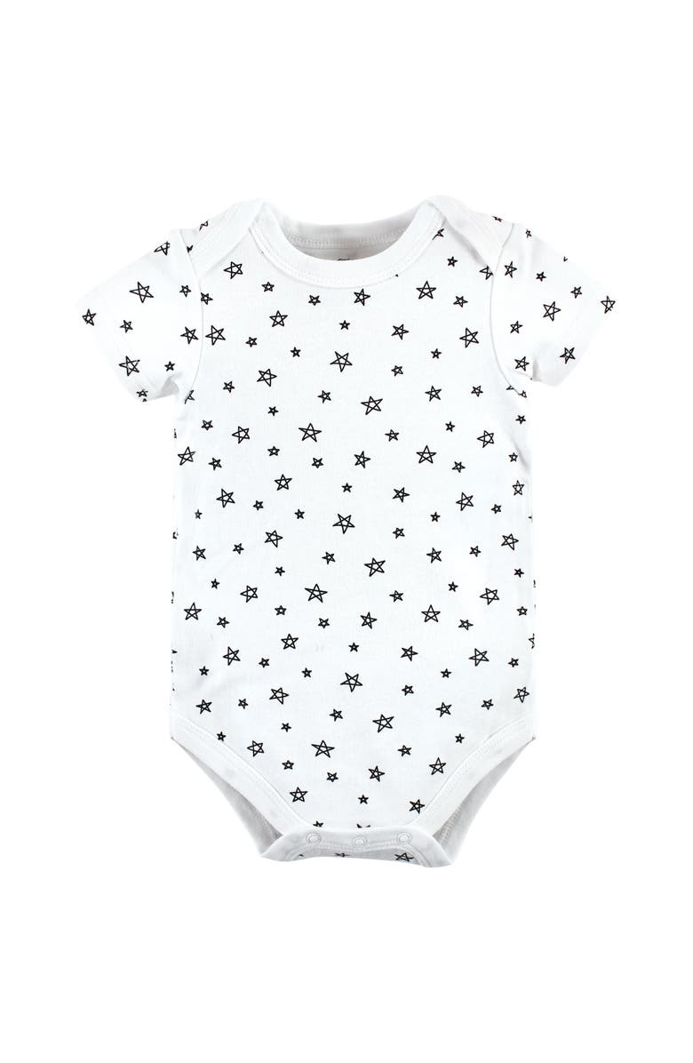 Hudson Baby Cotton 3-Piece Bodysuit Bundle, Alternate, color, Mom Dad Moon Back