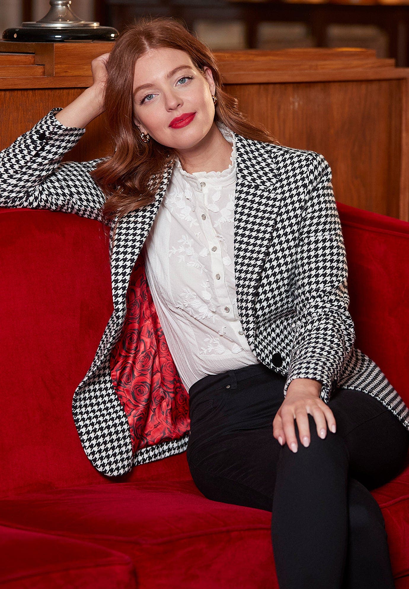 Notch Lapel Blazer - image 2