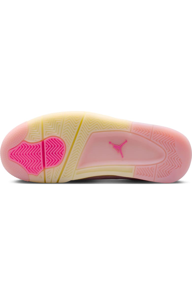 Jordan Air Jordan 4 Retro Basketball Sneaker, Alternate, color, Pearl Pink/ Iced Carmine