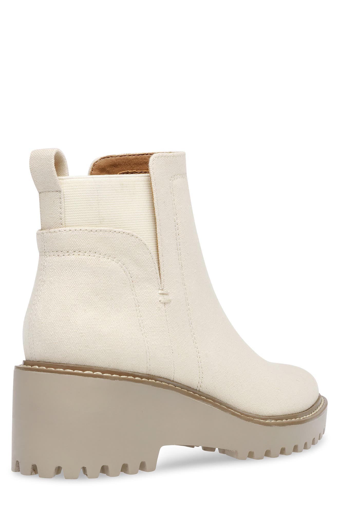 Rielle Lug Sole Chelsea Boot, Alternate, color, BEIGE