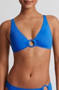 Lauren Ralph Lauren Macramé O-Ring Bikini Top