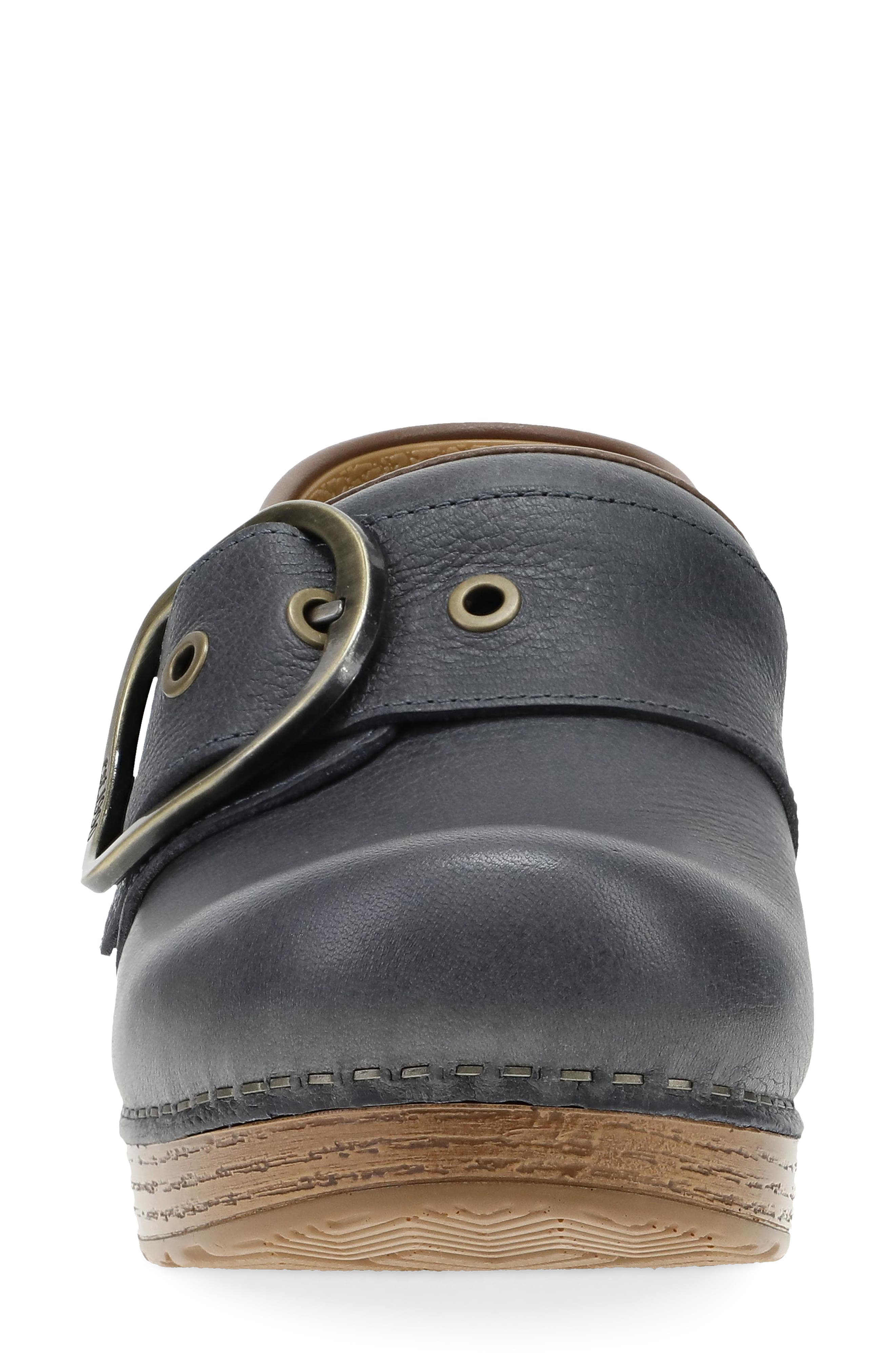 Pearson Buckle Strap Clog, Alternate, color, DUSTY BLUE
