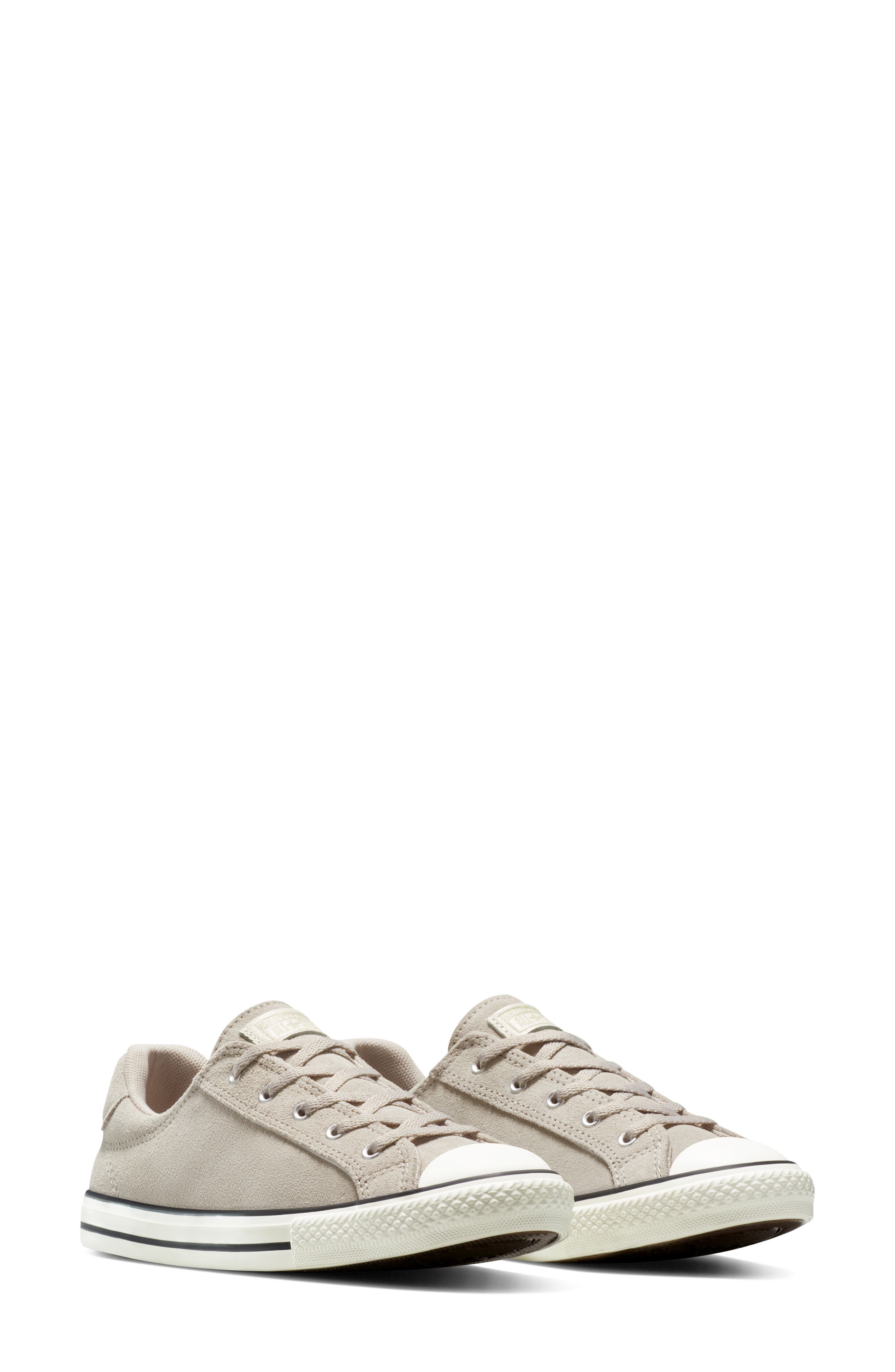 Converse Chuck Taylor All Stair Dainty Suede Sneaker, Alternate, color, Papyrus/ Egret/ Papyrus