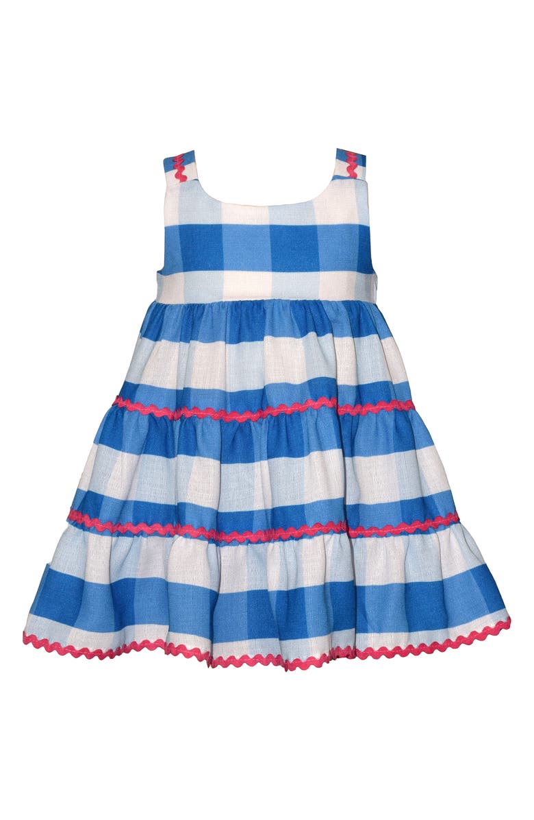 Iris & Ivy Kids' Check Sleeveless Dress, Main, color,