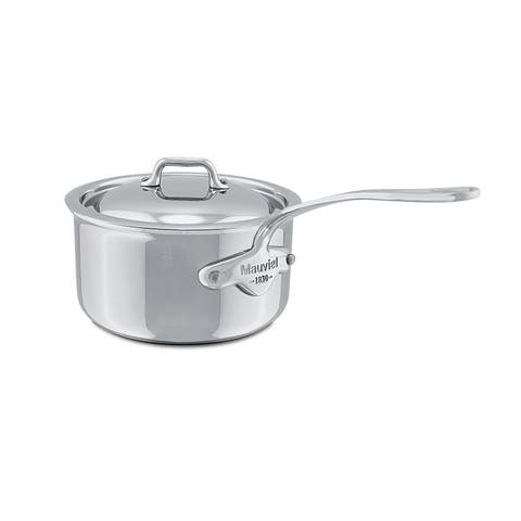 M'Cook 0.8 qt. Stainless Steel Saucepan & Lid