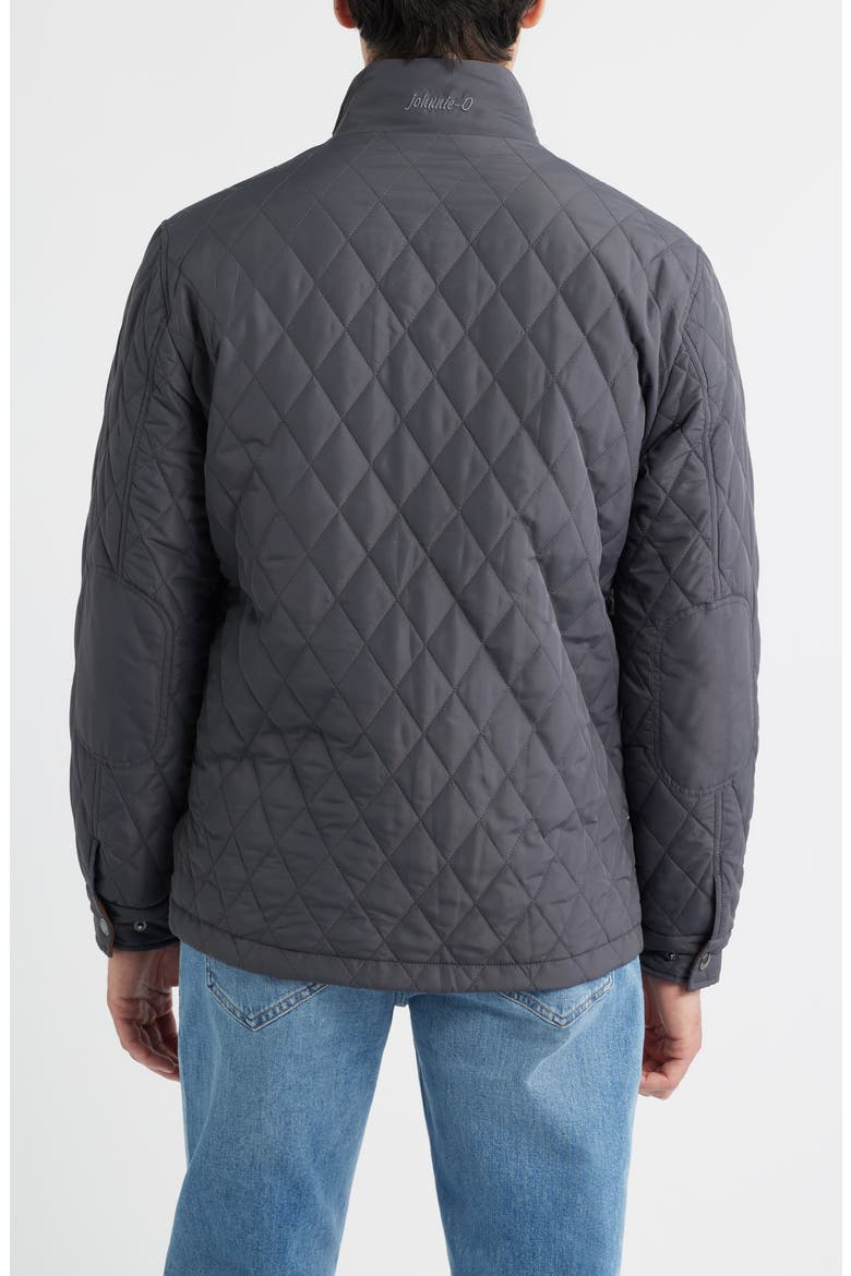 Juno Quilted Jacket, Alternate, color, DARK GRAY