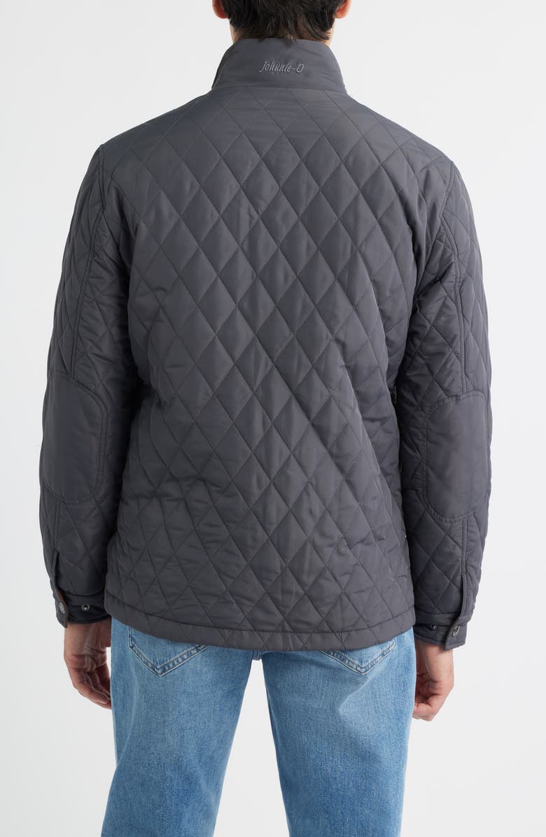 johnnie-O Juno Quilted Jacket, Alternate, color, Dark Gray