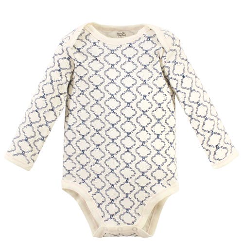 Touched By Nature Little Soft Organic Cotton Long-sleeve One-piece Essentials In Neutral