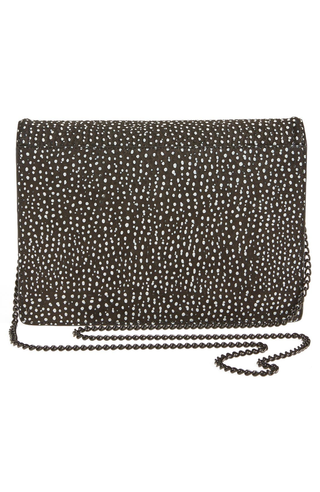 'Rider' Clutch, Alternate, color, BLACK/ WHITE