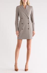 Theory Long Sleeve Blazer Dress