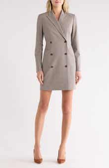 Theory Long Sleeve Blazer Dress