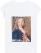 Zadig & Voltaire Cloex Crystal Embellished Voltaire T-Shirt