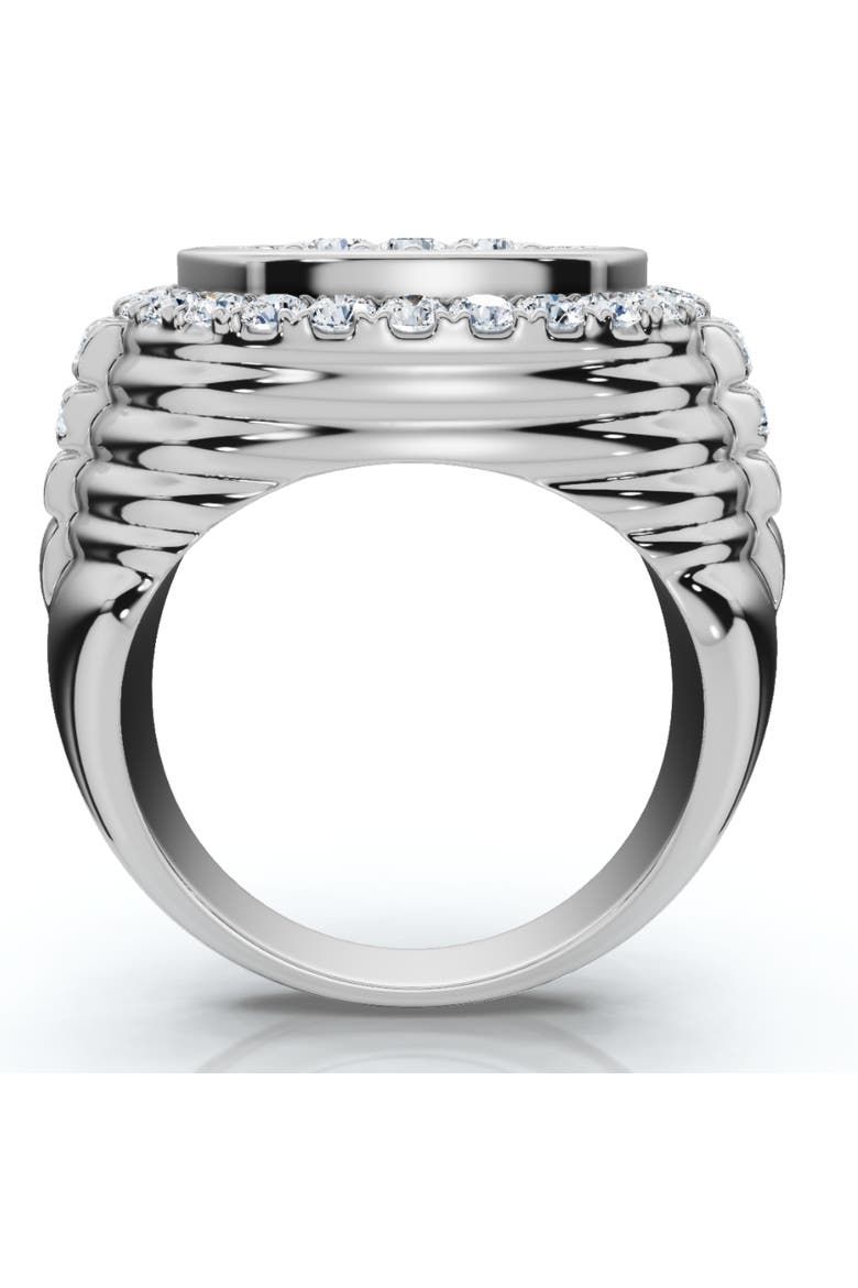 3Ct Diamond Ring Mens Round Flashy Polished Wedding Band in or Gold, Alternate, color, 10k Yellow Gold