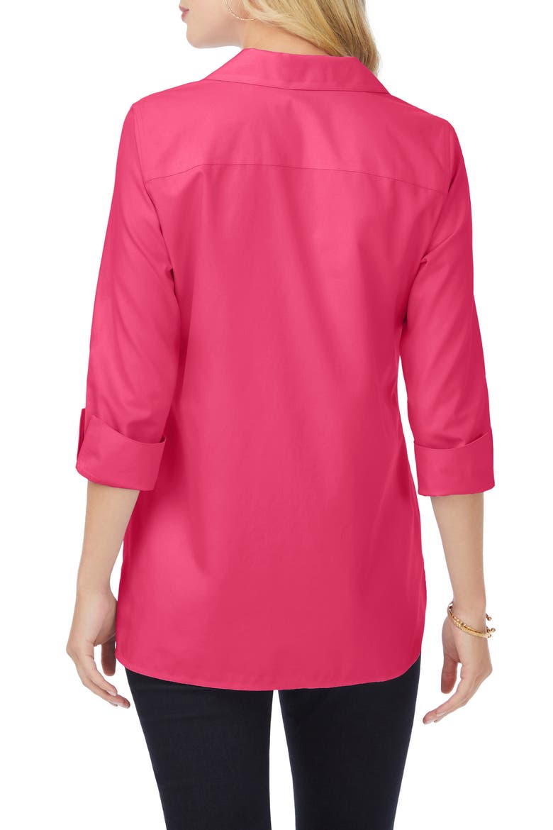 Pandora Non-Iron Cotton Shirt, Alternate, color, FRENCH ROS